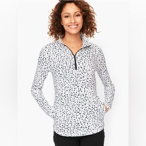 Talbots half zip pull over